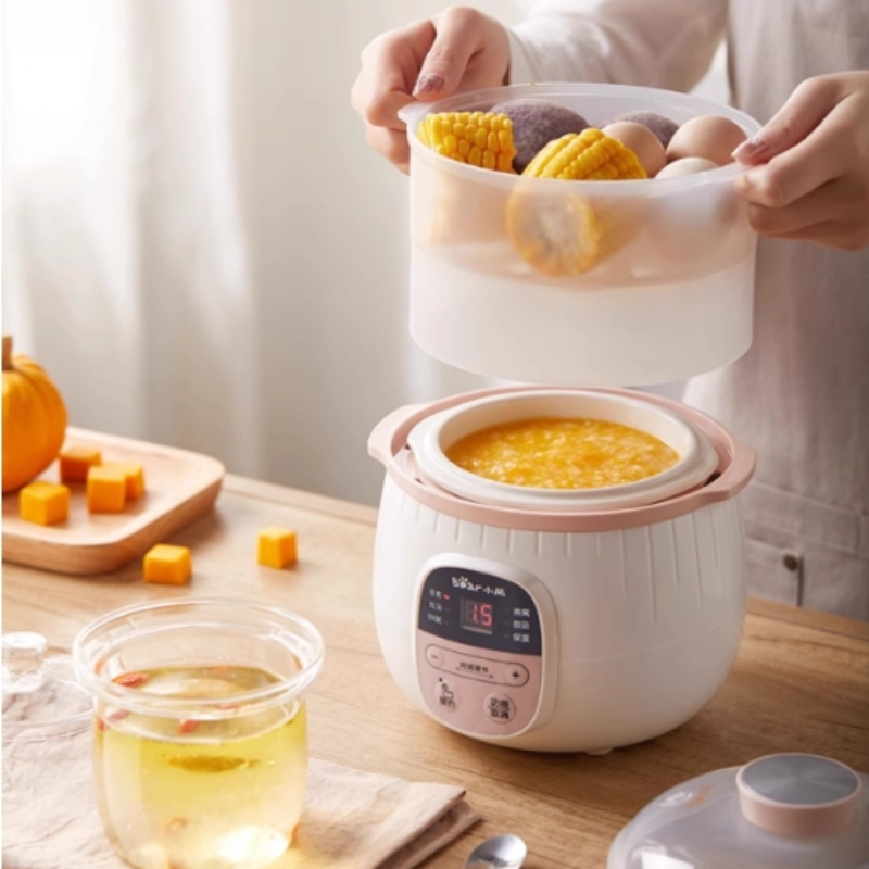 Baby Food Stew - Kleine elektrische stoofpot babypap vogelnest stoofpotje