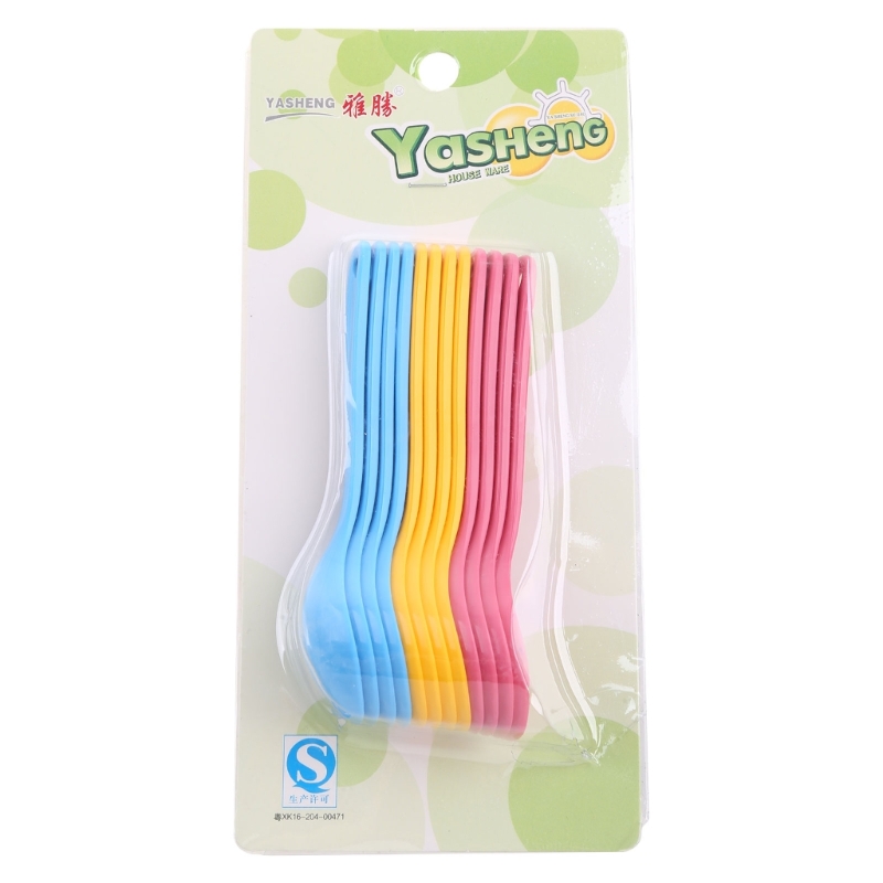 Baby Food Quantity - 12Pcs Babyvoeding Lepel Veilig Plastic Peuter