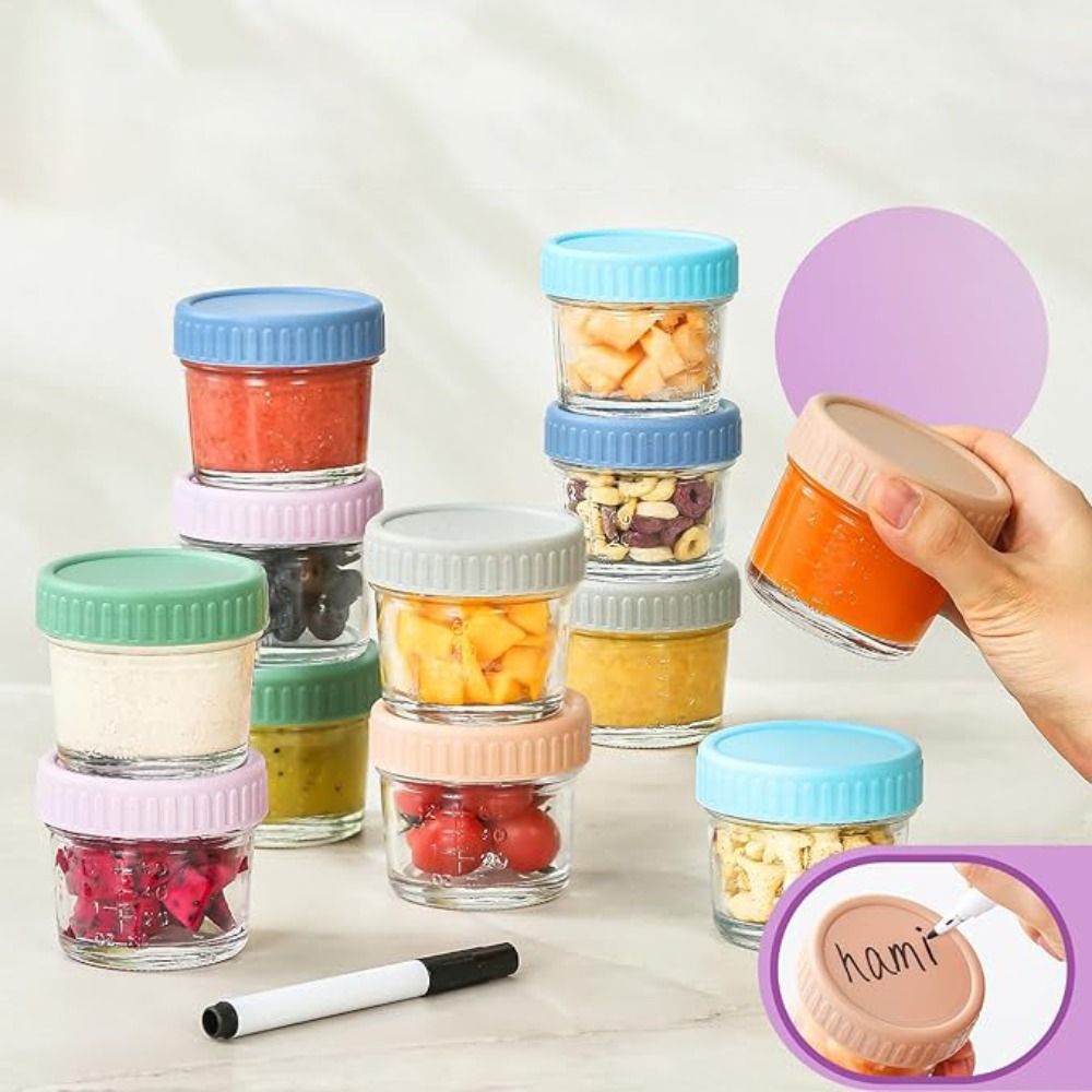 6 stks Mason Jar Glazen Babyvo - Baby Food Glass Containers recensie en prijs