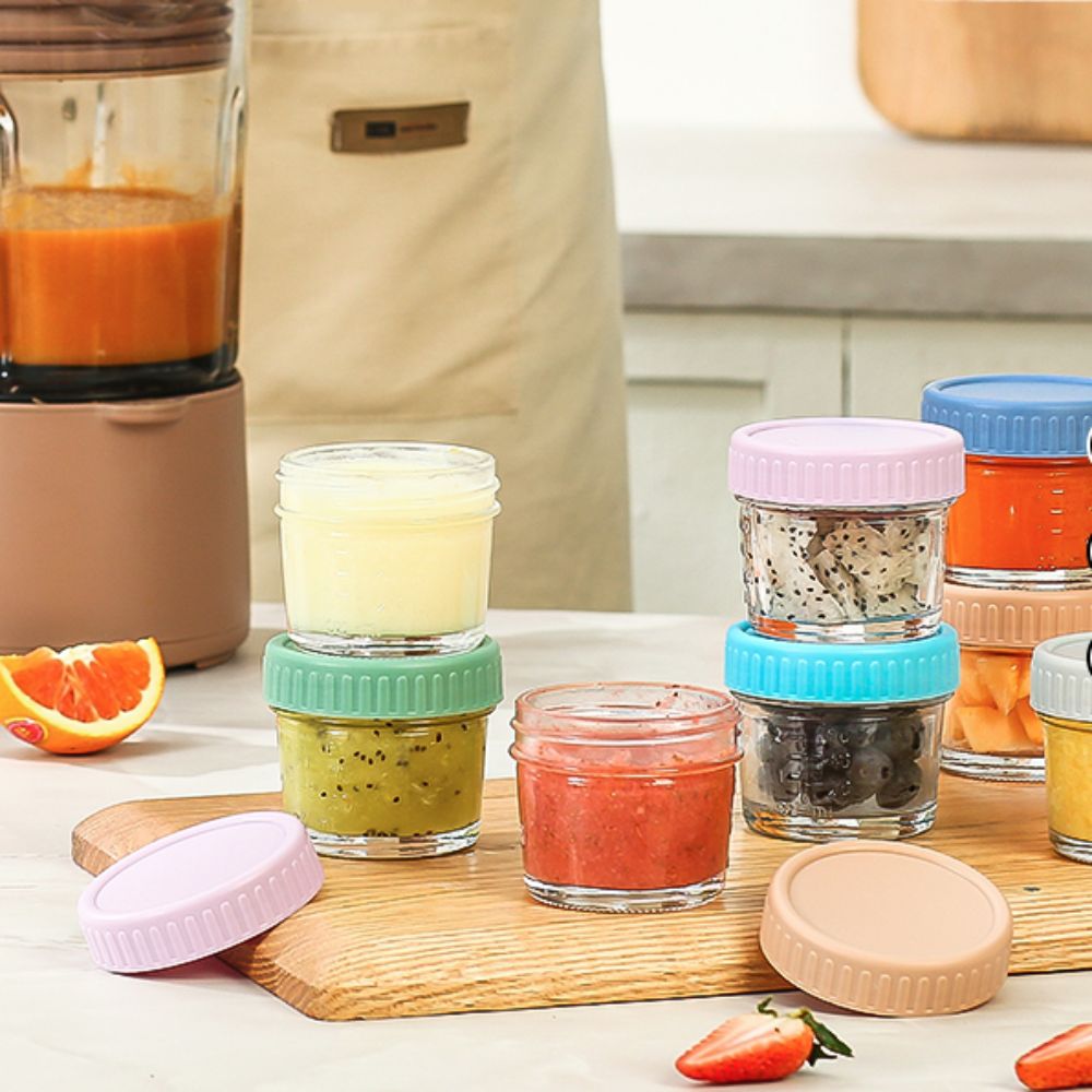6 stks Mason Jar Glazen Babyvo - Baby Food Glass Containers recensie en prijs