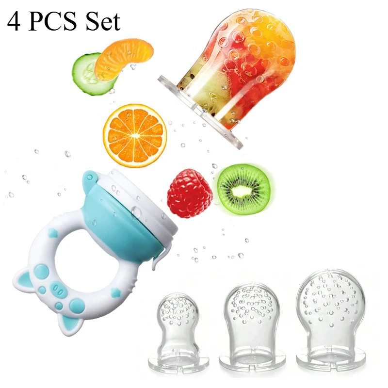 4-delige set siliconen fruit-  - Baby Food Quantity recensie en prijs