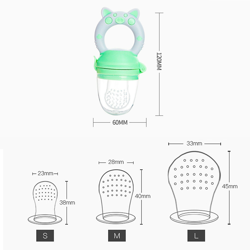 4-delige set siliconen fruit-  - Baby Food Quantity recensie en prijs