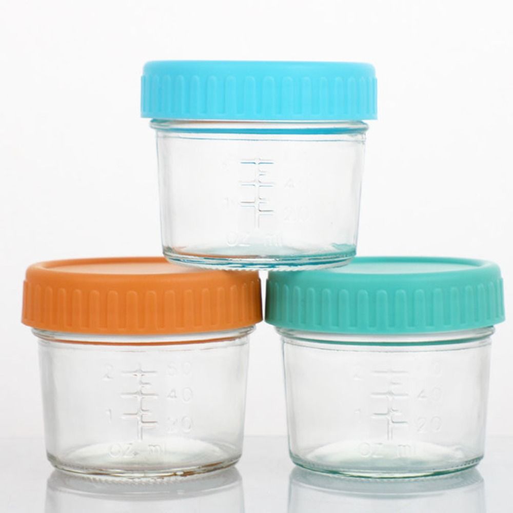 6 stuks multifunctionele glaze - Baby Food Glass Containers recensie en prijs