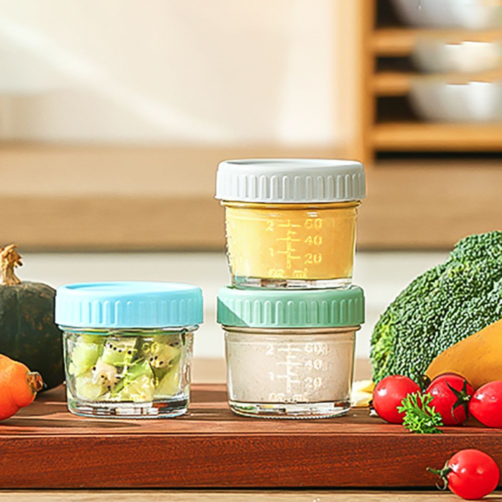 6 stuks multifunctionele glaze - Baby Food Glass Containers recensie en prijs
