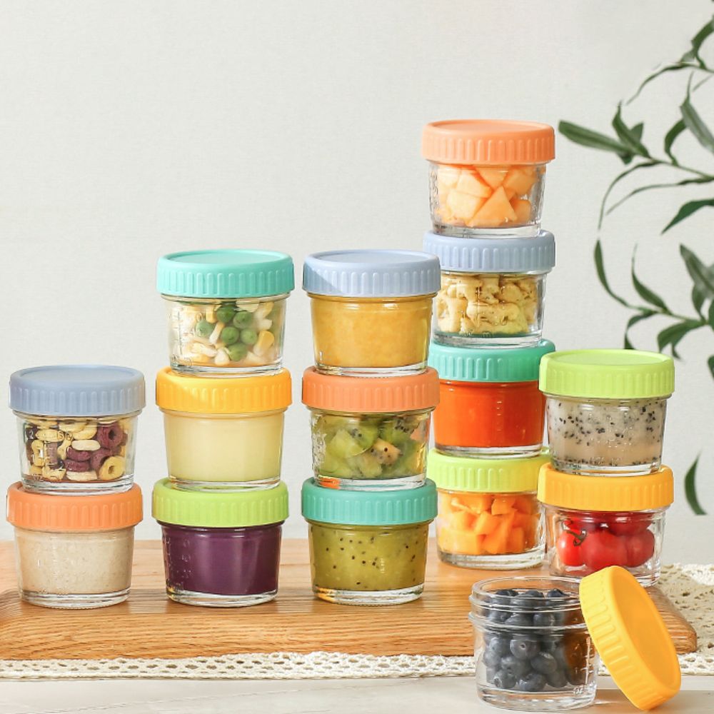 6 stuks glazen babyvoedingpot  - Baby Food Glass Containers recensie en prijs