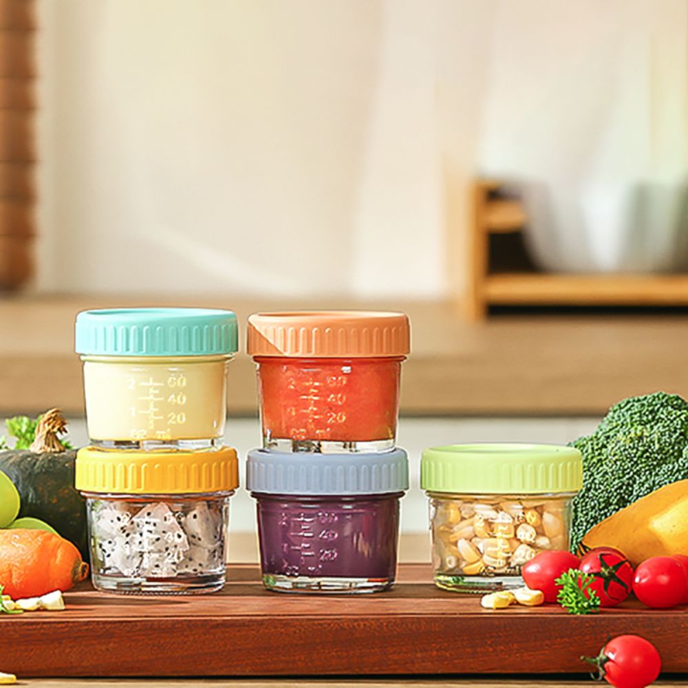 6 stuks glazen babyvoedingpot  - Baby Food Glass Containers recensie en prijs