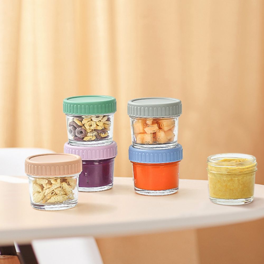 6 stuks glazen babyvoedingpot  - Baby Food Glass Containers recensie en prijs
