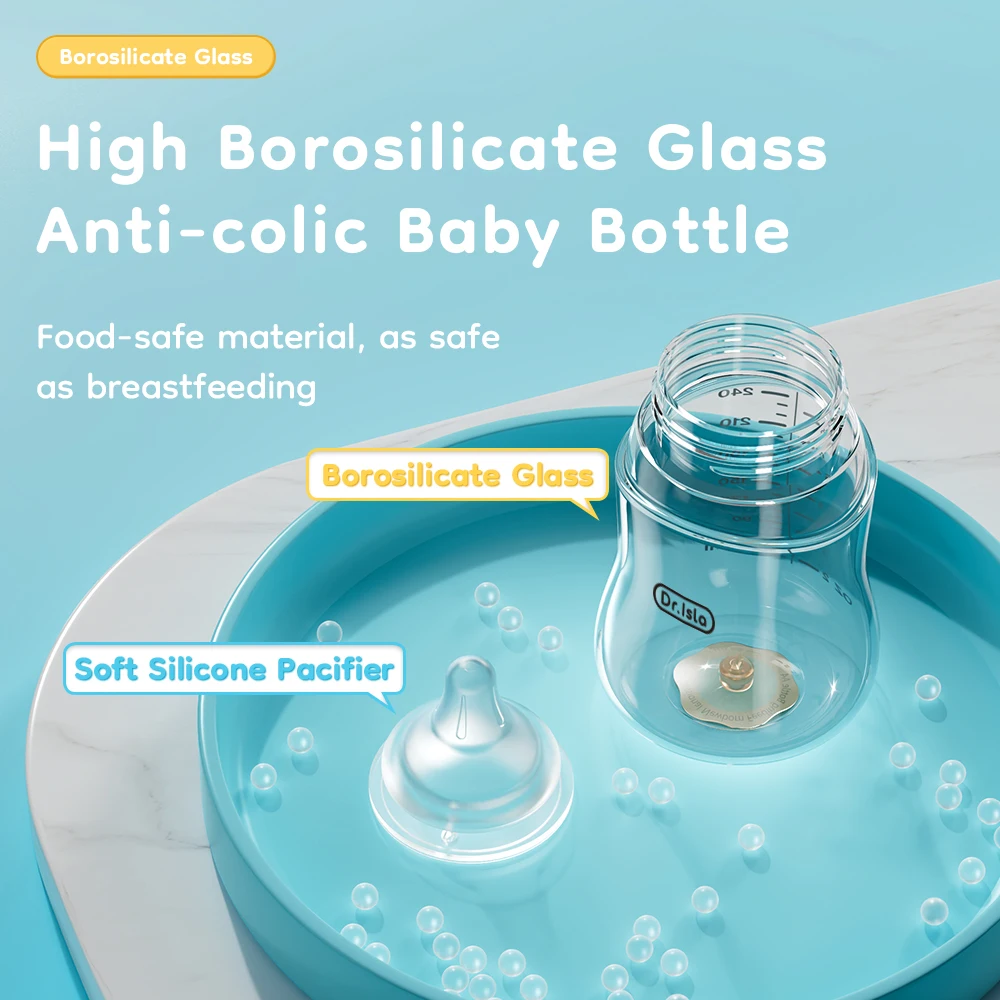 Babyfles van hoog borosilicaat - Baby Food Glass Containers recensie en prijs