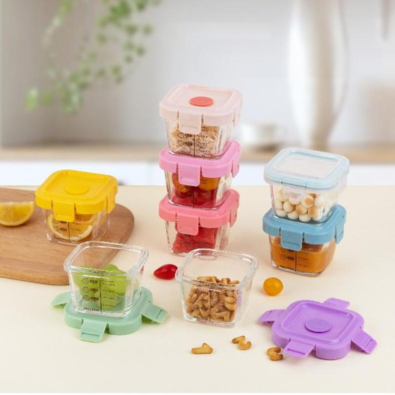 En hittebestendige opbergdoos  - Baby Food Glass Containers recensie en prijs