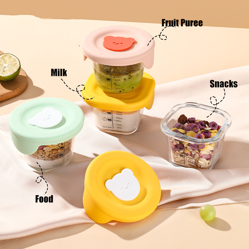 180ml Glazen Babyvoeding Opsla - Baby Food Glass Containers recensie en prijs