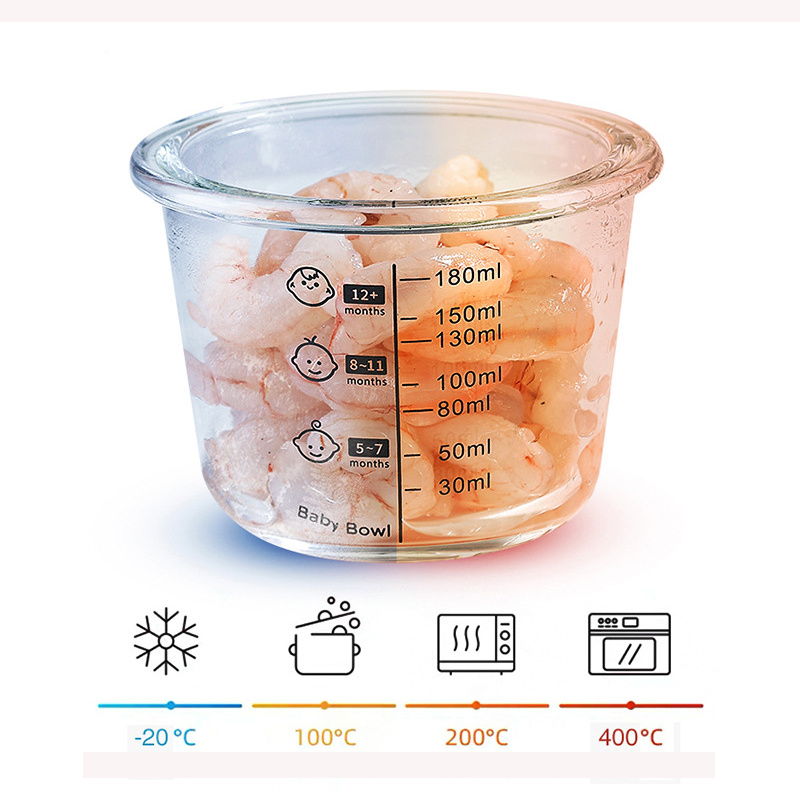 180ml Glazen Babyvoeding Opsla - Baby Food Glass Containers recensie en prijs