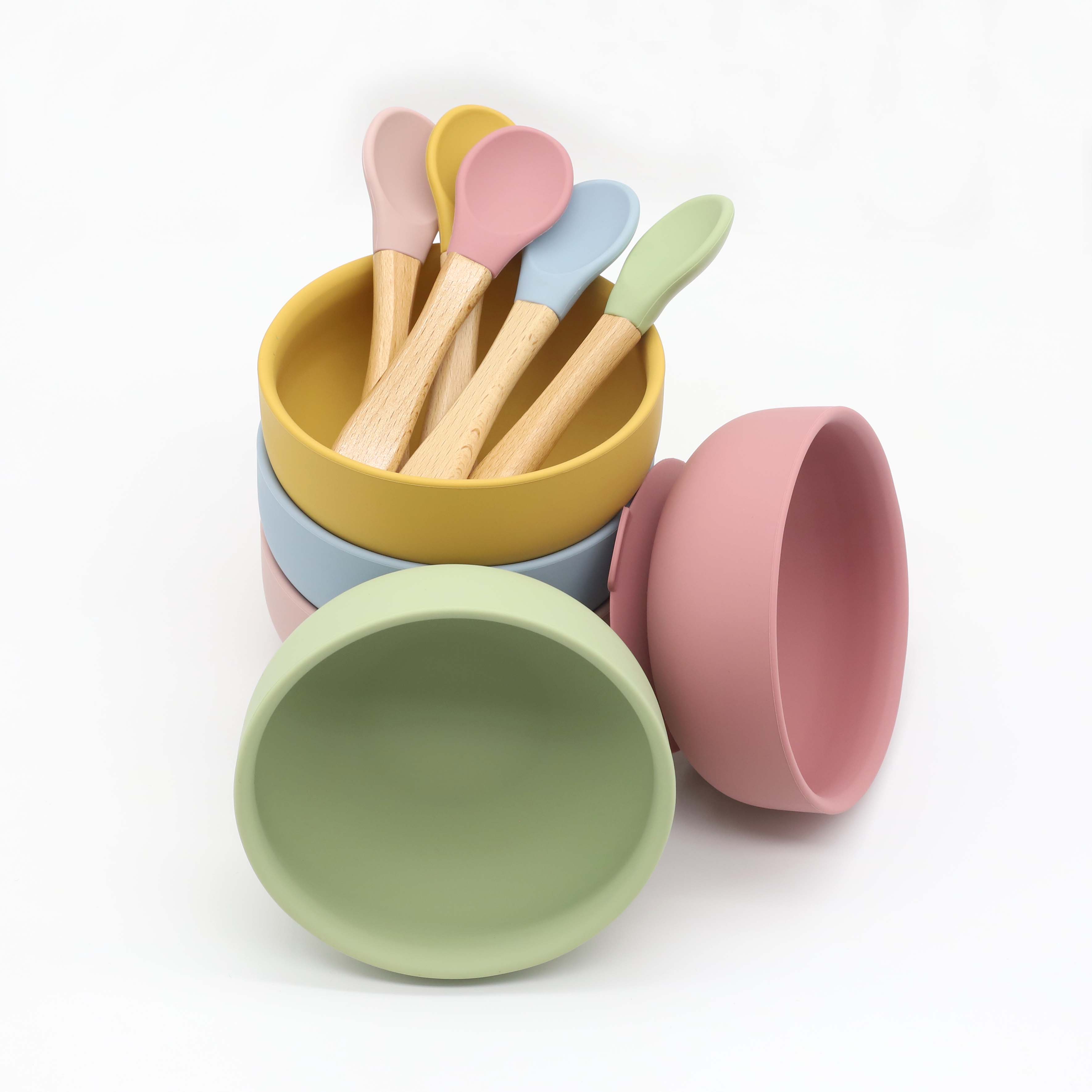 Siliconen kom met zuignap, lep - Baby Food Quantity recensie en prijs